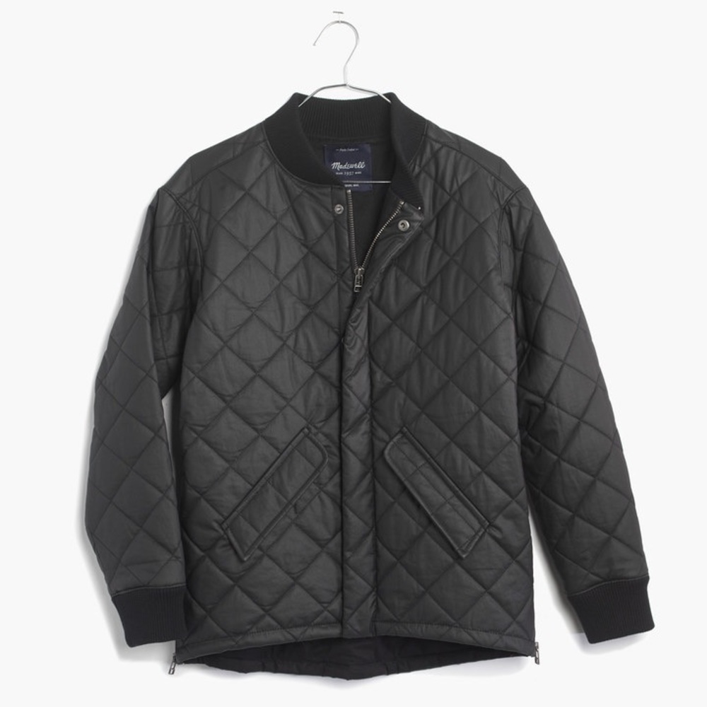 MADEWELL Quilted Bomber Jacket
